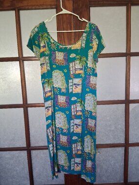 Vintage Beck Sport full length sheath dress